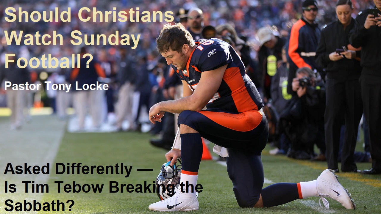 Is Tim Tebow Breaking the Sabbath Anthony R Locke Associate Reformed Presbyterian Synod